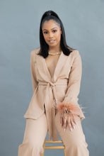 Load image into Gallery viewer, Feathered Blush Blazer
